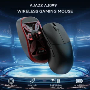 Superlight Ergonomic Wireless Gaming Mouse
