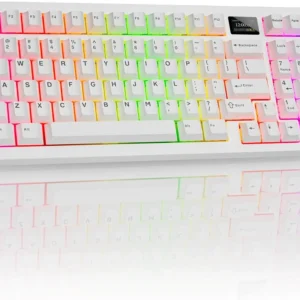 96% RGB Mechanical Gaming Keyboard with LCD Screen